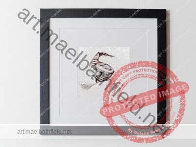 Creation n°06 fine art print 3/30 black wooden frame 30*30cm