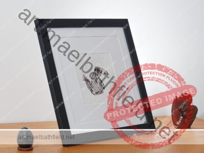 Creation n°28 fine art print 1/30 black wooden frame 30*30cm