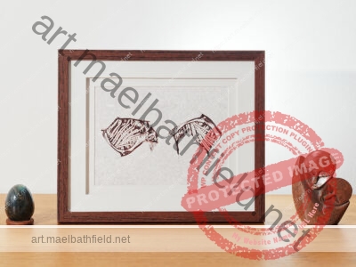 Creation DUO n°02 fine art print 1/30 brown wooden frame 20*30cm