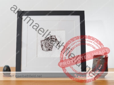 Creation n°72 fine art print 1/30 black wooden frame 30*30cm